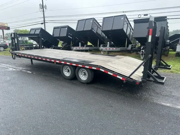 2021 quality 8.5 x 24 gooseneck equipment trailer