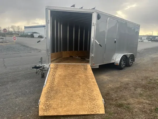 2022 nitro 7×14 drive on/off snowmobile trailer