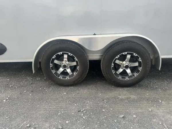 2022 nitro 7×14 drive on/off snowmobile trailer