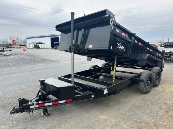 2024 cam superline 7×14 low profile dump trailer telescopic lift