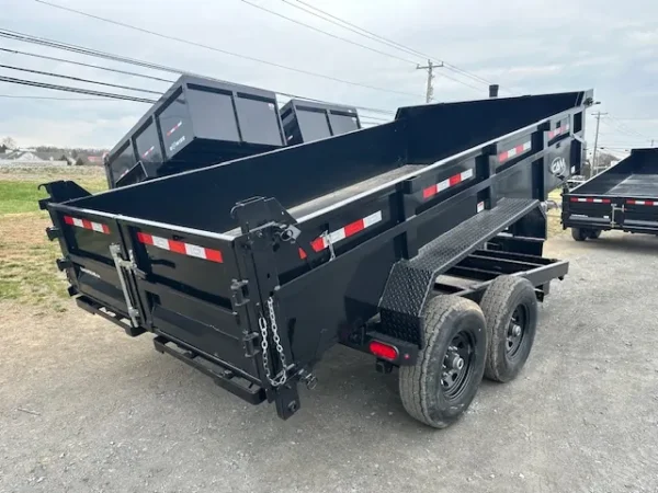 2024 cam superline 7×14 low profile dump trailer telescopic lift