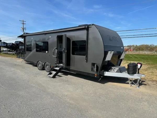 atc 8.5x28 aluminum travel trailer toy hauler pla 550