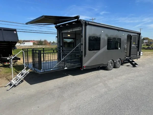 atc 8.5x28 aluminum travel trailer toy hauler pla 550