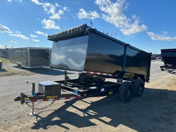 big tex 7 x 14 channel frame dump trailer – 14lx high side