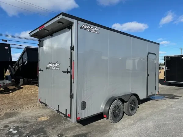 nitro 7.5×16 enclosed cargo trailer finished interior