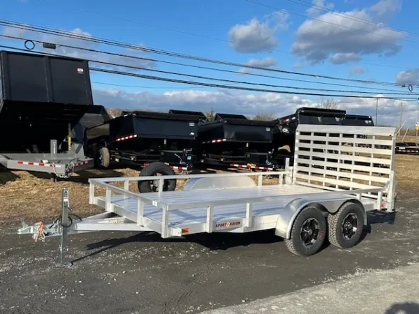 sport haven 7×14 aluminum landscape trailer – x series