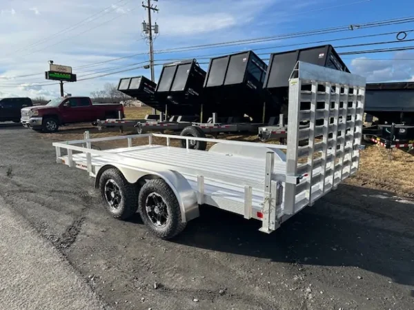 sport haven 7×14 aluminum landscape trailer – x series