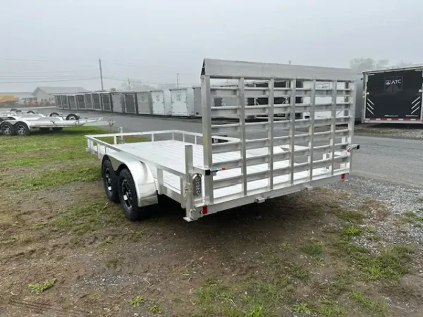 sport haven 7×16 aluminum landscape trailer – x series