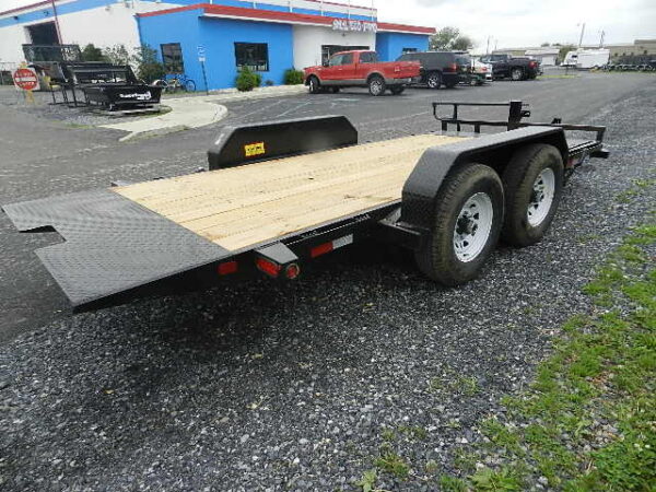 big tex 7 x 16 full tilt equipment trailer removable fenders
