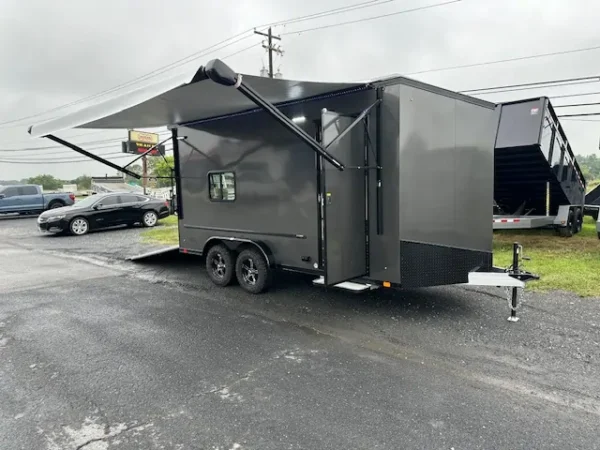 atc 7.5 x 16 aluminum enclosed trailer adventure package