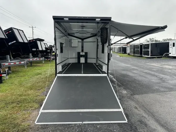 atc 7.5 x 16 aluminum enclosed trailer adventure package