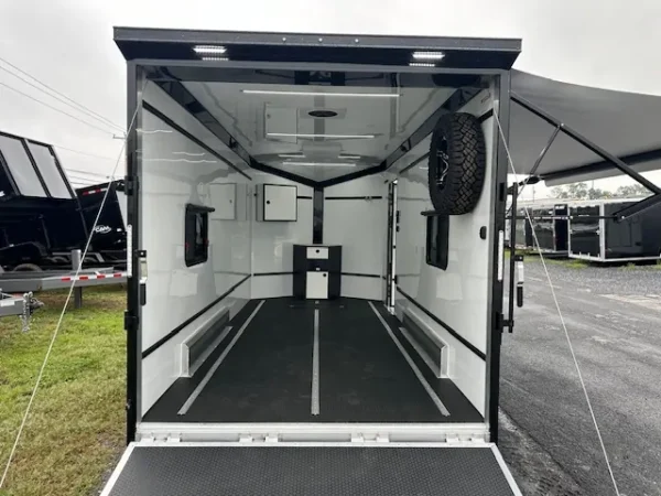 atc 7.5 x 16 aluminum enclosed trailer adventure package
