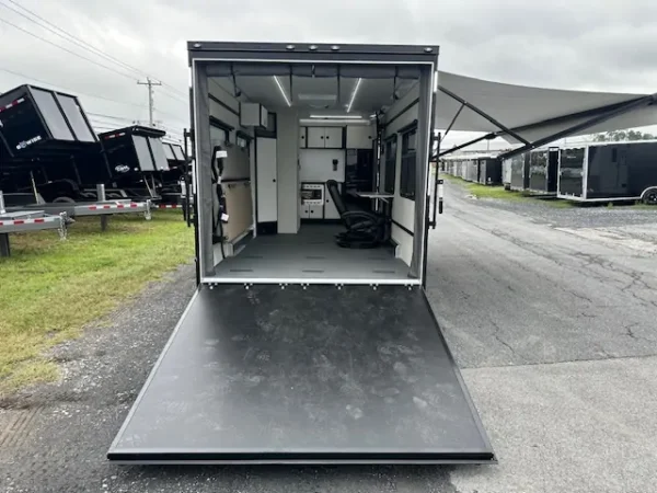 atc 7.5 x 20 aluminum travel trailer toy hauler – pla 450