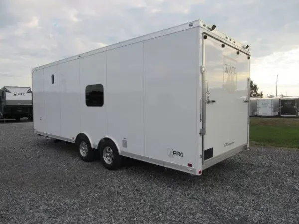 atc 8.5 x 24 aluminum office trailer mobile command center
