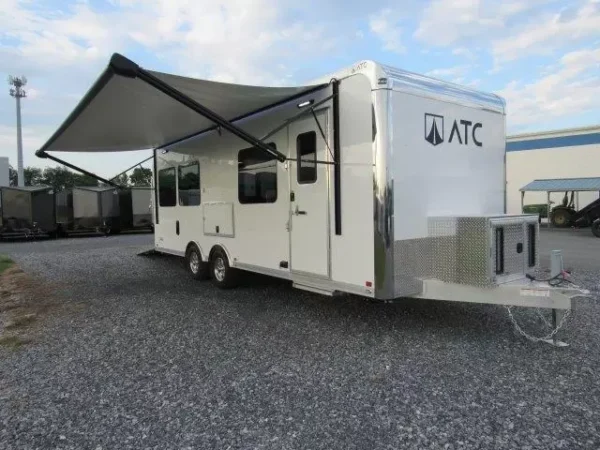 atc 8.5 x 24 aluminum office trailer mobile command center