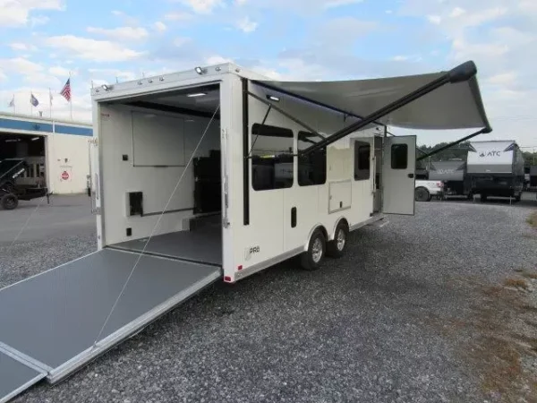 atc 8.5 x 24 aluminum office trailer mobile command center