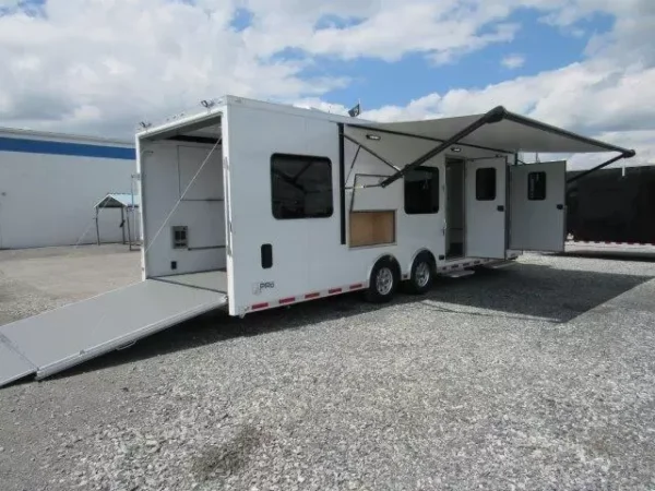 atc 8.5 x 28 aluminum office trailer mobile command center