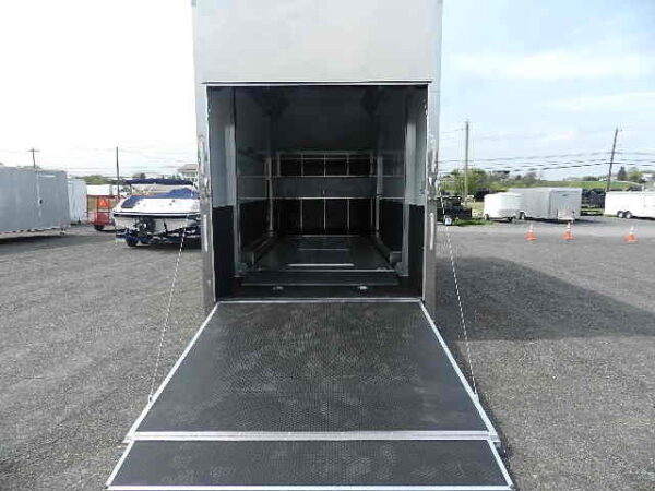 atc 8.5 x 24 aluminum two car hauler – stacker trailer