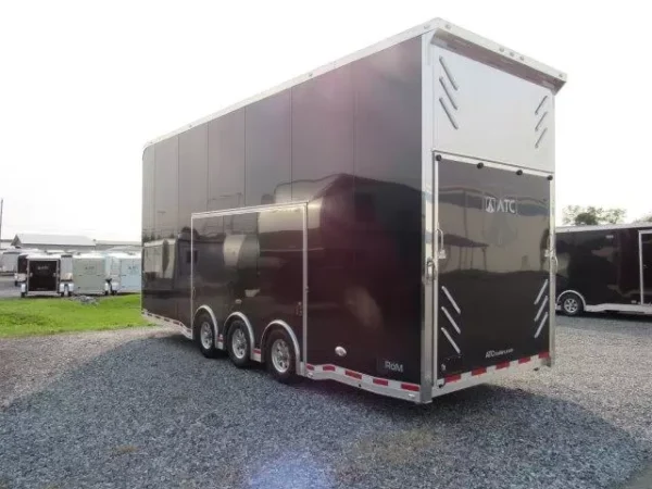 atc 8.5 x 26 aluminum two car hauler – stacker trailer