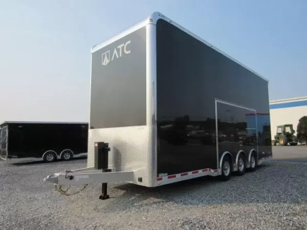 atc 8.5 x 26 aluminum two car hauler – stacker trailer