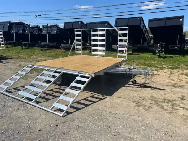 cargo pro 8 x 9 aluminum atv trailer – 4′ aluminum ramps