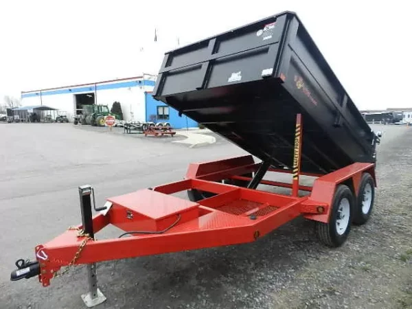 bwise 6 x 10 low profile dump trailer combo gate and ramps