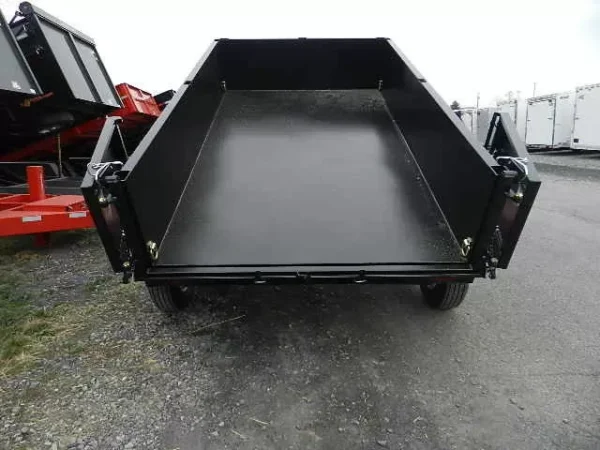 bwise 6 x 10 low profile dump trailer combo gate and ramps