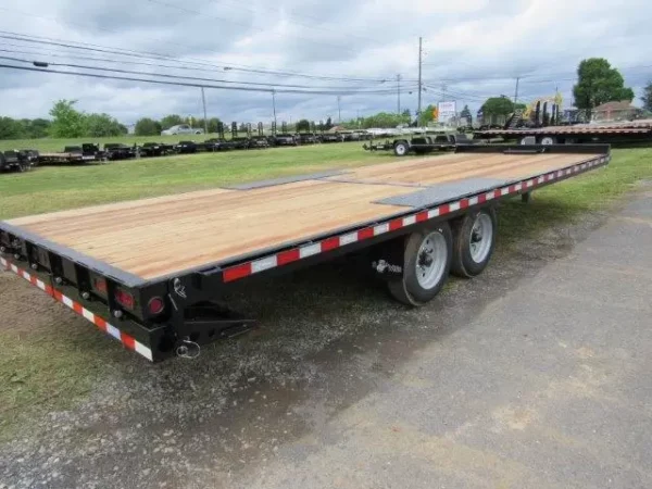 bwise 8 x 24 deckover power tilt 8k torsion axles
