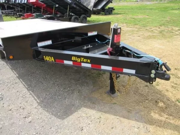 big tex 102″ x 16′ deckover equipment trailer – slide out ramps
