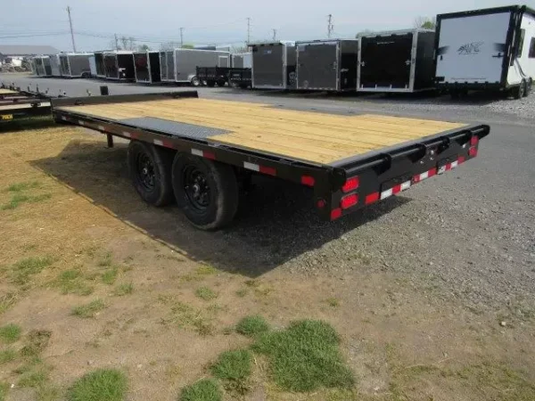 big tex 102″ x 16′ deckover equipment trailer – slide out ramps