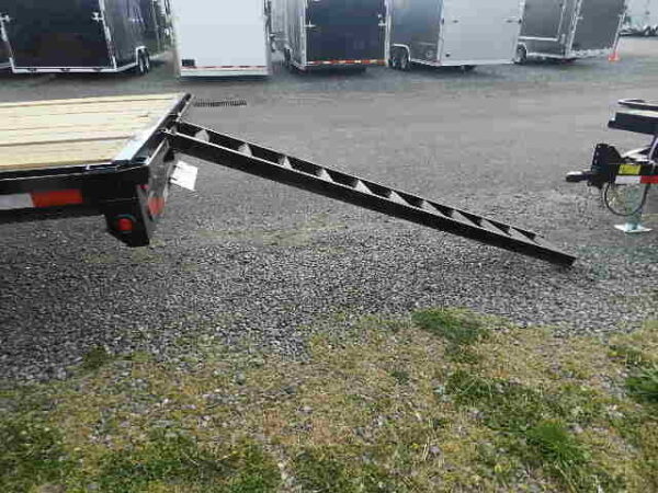 big tex 8.5 x20 equipment trailer slide out ramps