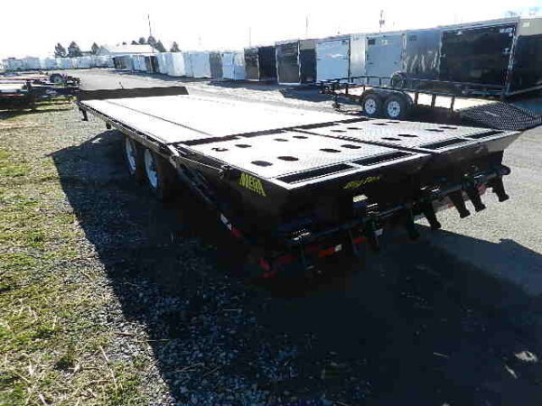 big tex 8.5 x 25 deckover equipment trailer mega ramps