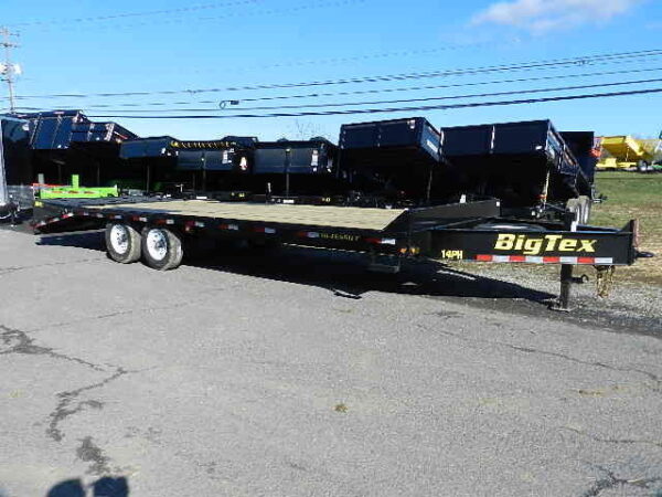 big tex 8.5 x 25 deckover equipment trailer mega ramps