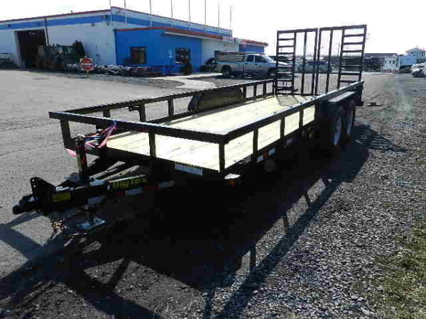big tex 7 x 20 heavy duty landscape trailer split gate