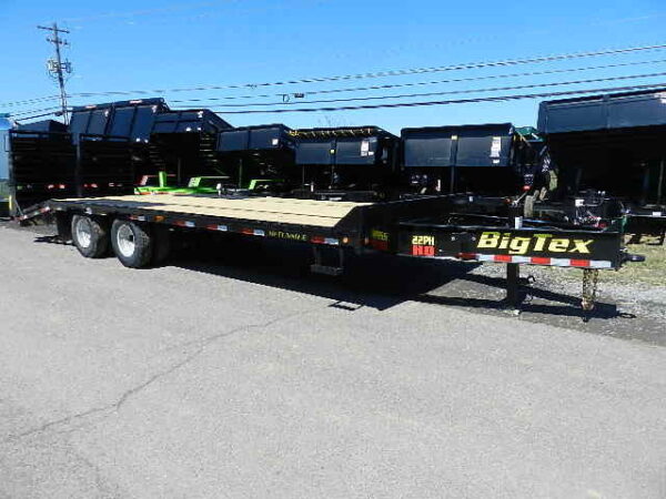 big tex 8.5 x 25 heavy duty deckover equipment trailer mega ramps