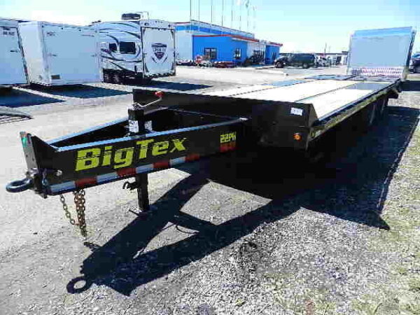 big tex 8.5 x 25 heavy duty deckover equipment trailer mega ramps