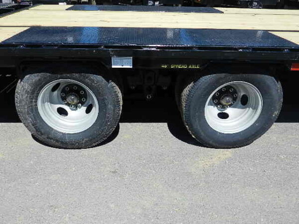 big tex 8.5 x 25 heavy duty deckover equipment trailer mega ramps