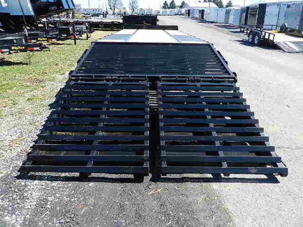 big tex 8.5 x 30 heavy duty deckover equipment trailer – mega ramps