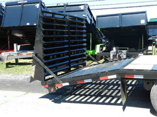 big tex 8.5 x 25 heavy duty deckover equipment trailer mega ramps