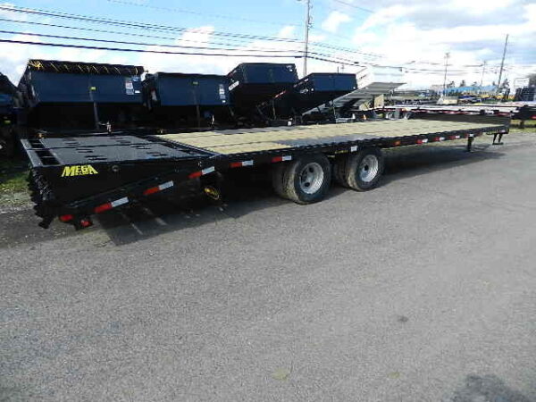 big tex 8.5 x 30 heavy duty deckover equipment trailer – mega ramps