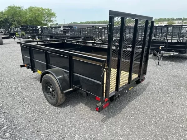 big tex 5 x 10 landscape utility trailer – 24″ steel sides