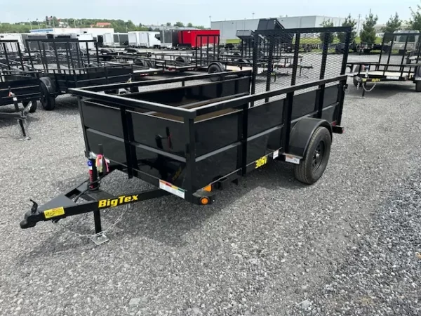 big tex 5 x 10 landscape utility trailer – 24″ steel sides