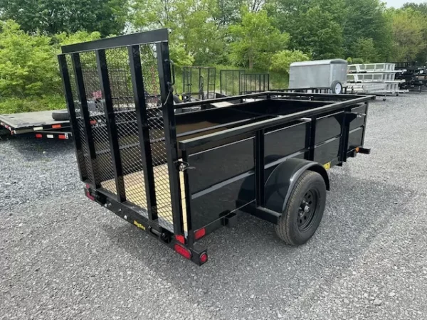 big tex 5 x 10 landscape utility trailer – 24″ steel sides
