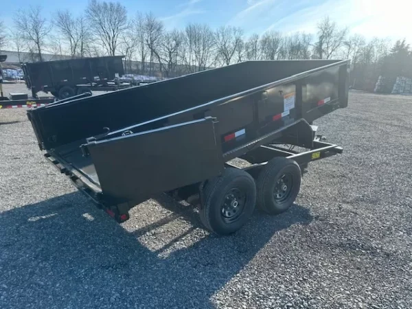 big tex 6 x 12 low profile dump trailer slide out ramps