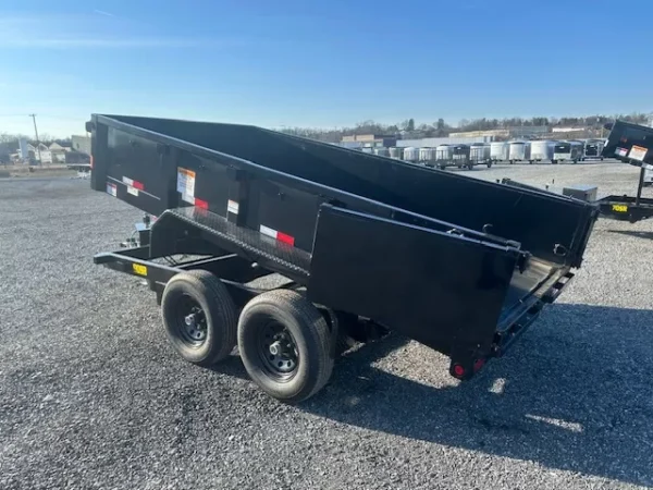 big tex 6 x 12 low profile dump trailer slide out ramps