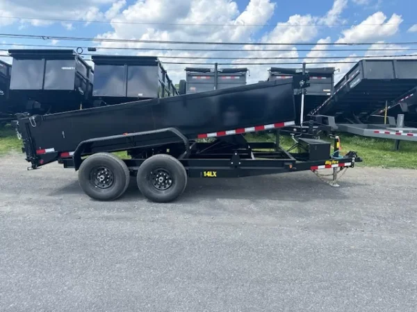 big tex 7 x 14 channel frame dump trailer 14lx