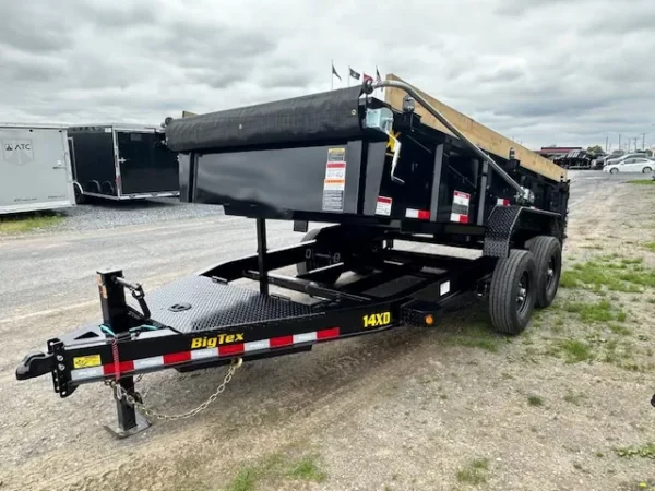 big tex x series 7 x 14 heavy duty low profile dump trailer