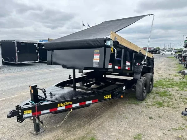 big tex x series 7 x 14 heavy duty low profile dump trailer