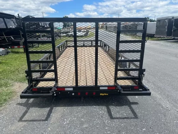 big tex 7 x 18 landscape utility trailer – 10k heavy duty ramp