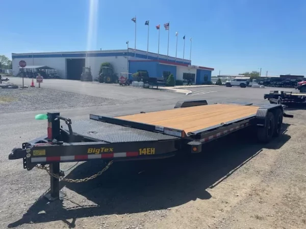 big tex 7 x 22 low profile equipment trailer mega ramps